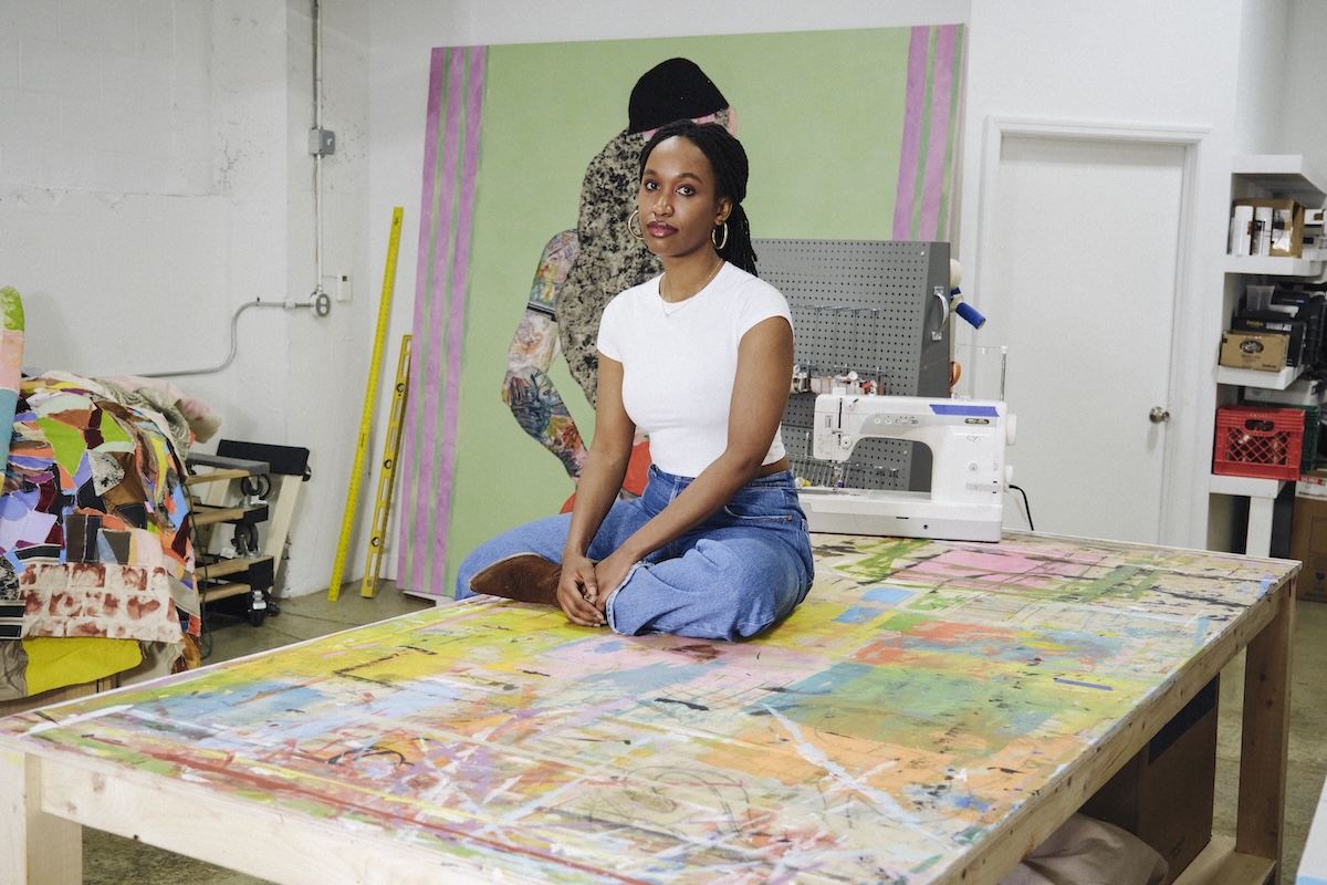 Tschabalala Self "Art Lovers"