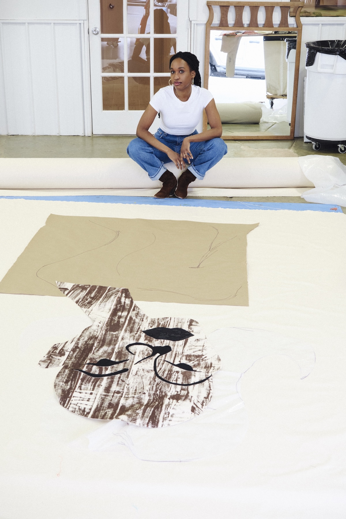 Tschabalala Self "Art Lovers"